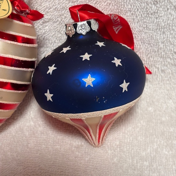 Waterford Holiday Ornament Set - Red, Blue, and White - Picture 6 of 6